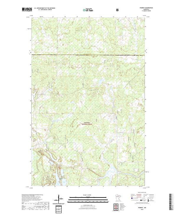 Pomroy 2022 topographic map thumbnail