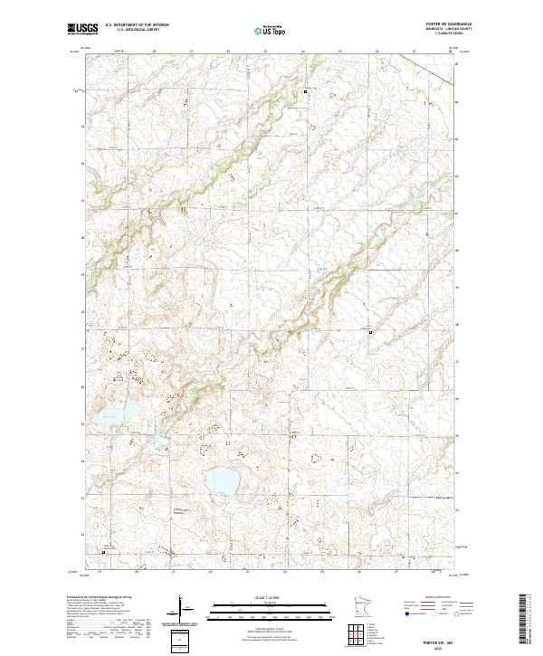 Porter SW topographic map thumbnail