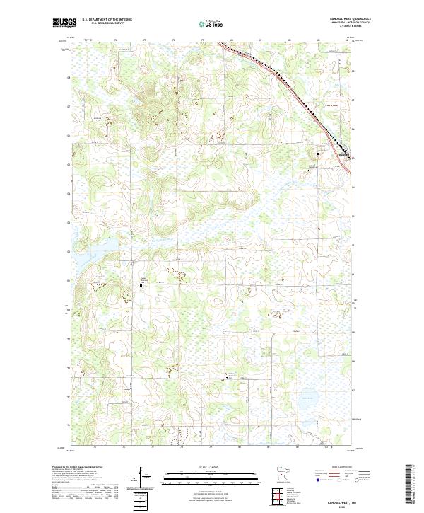 Randall West 2022 topographic map thumbnail