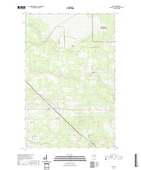 Ray 2022 topographic map thumbnail