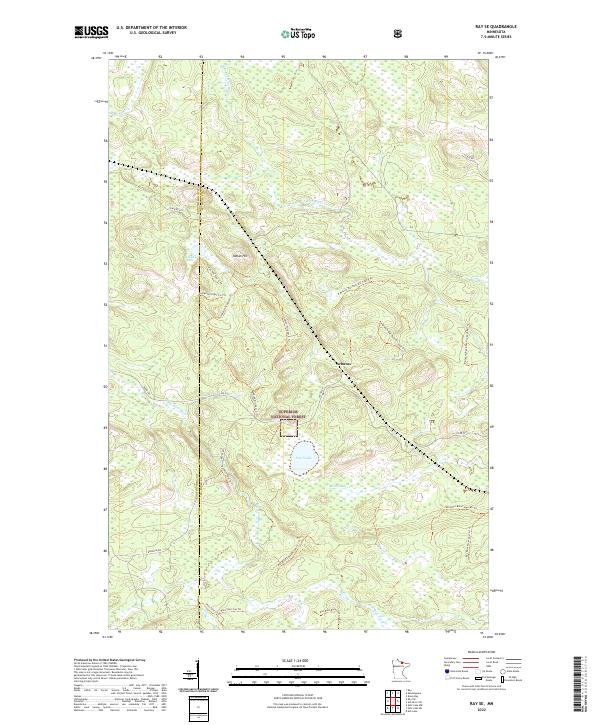 Ray SE 2022 topographic map thumbnail