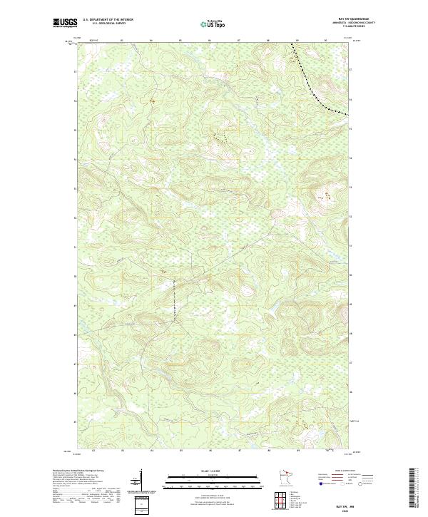 Ray SW topographic map thumbnail