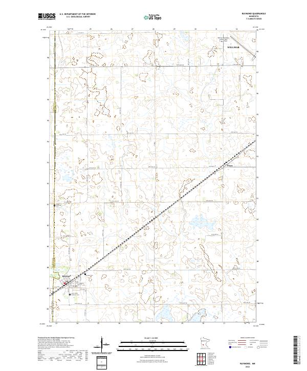 Raymond topographic map thumbnail