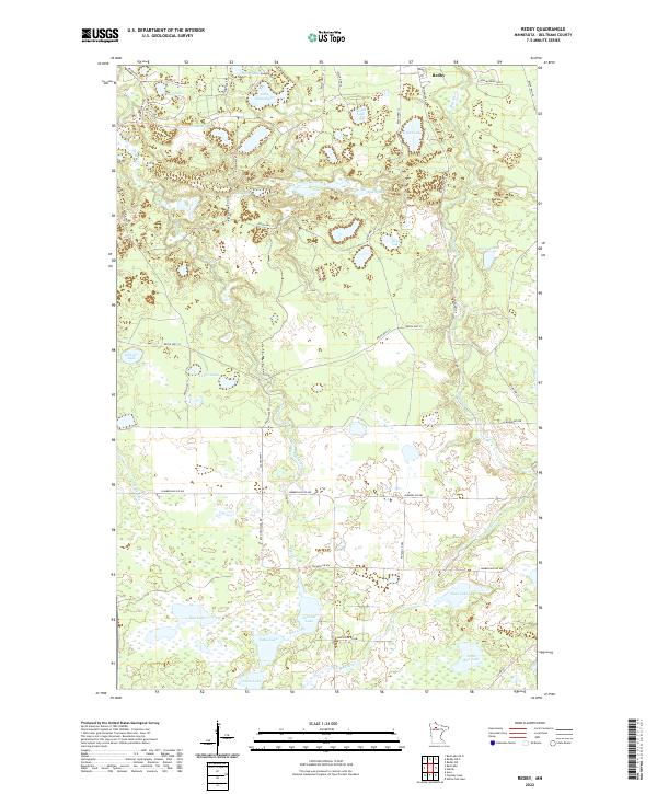 Redby 2022 topographic map thumbnail