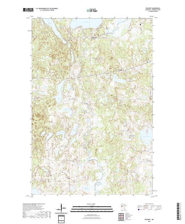 Rochert topographic map thumbnail
