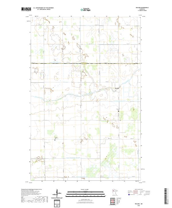 Roland 2022 topographic map thumbnail
