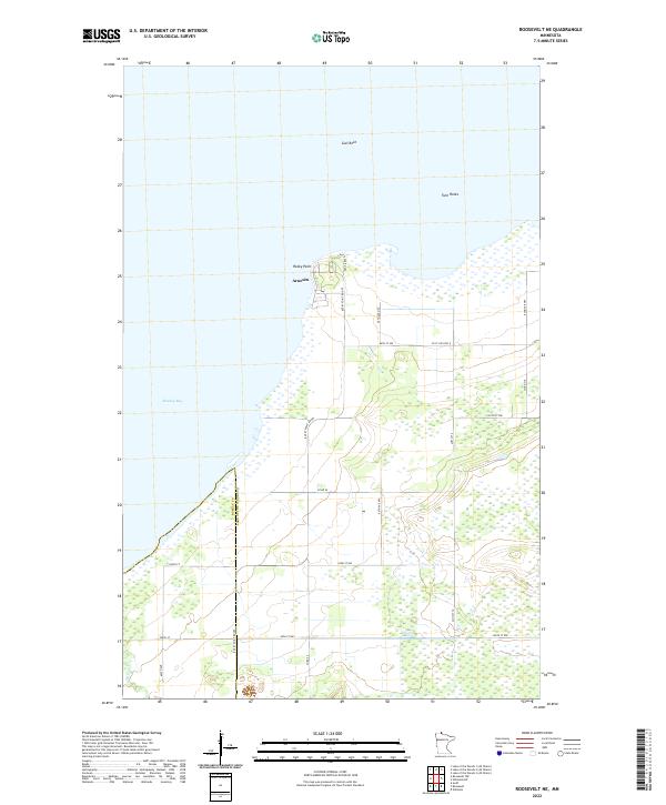 Roosevelt NE 2022 topographic map thumbnail