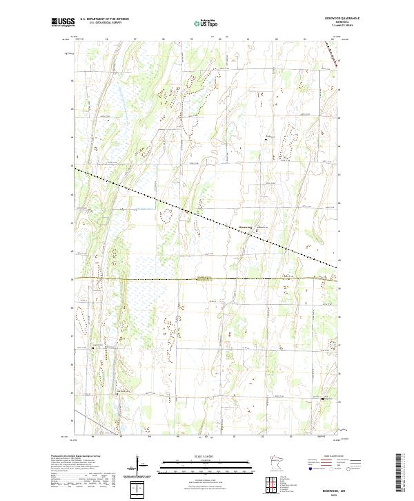 Rosewood 2022 topographic map thumbnail