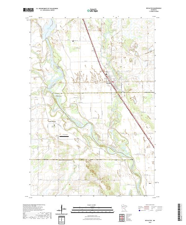 Royalton 2022 topographic map thumbnail