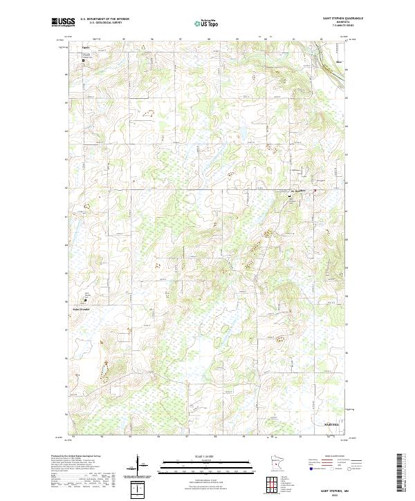Saint Stephen 2022 topographic map thumbnail