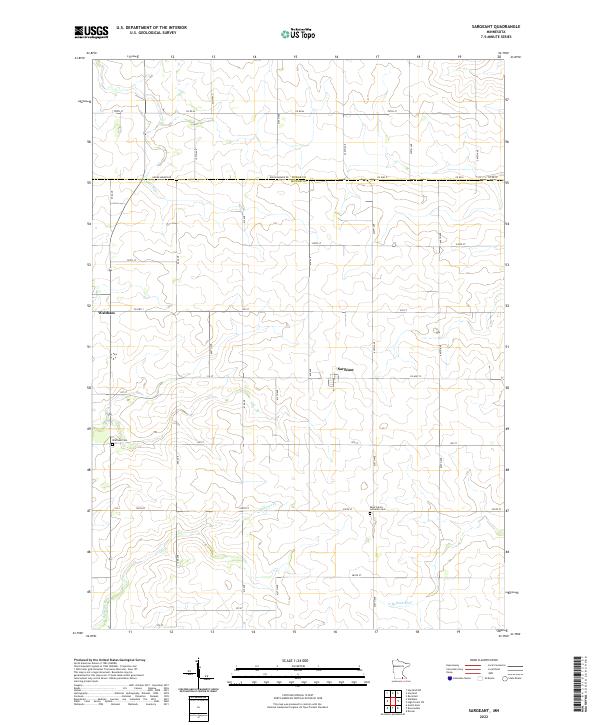 Sargeant 2022 topographic map thumbnail