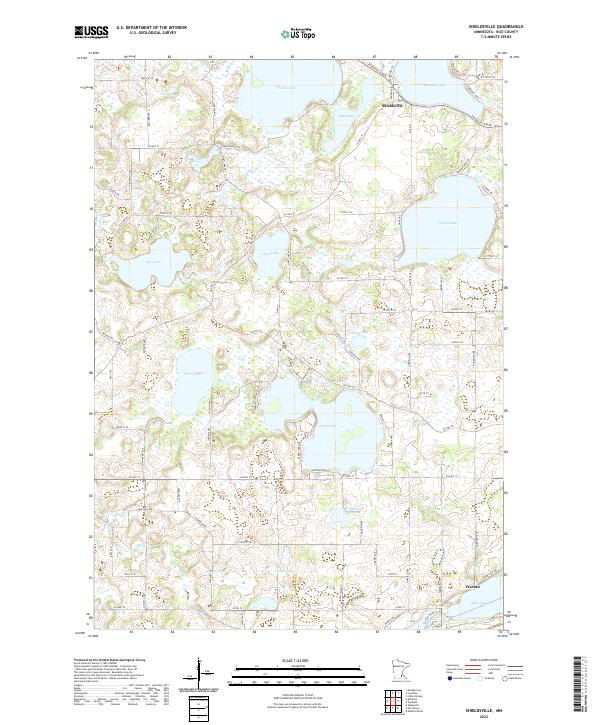 Shieldsville 2022 topographic map thumbnail