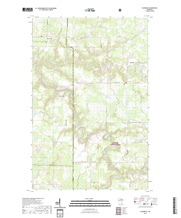 Silverdale 2022 topographic map thumbnail