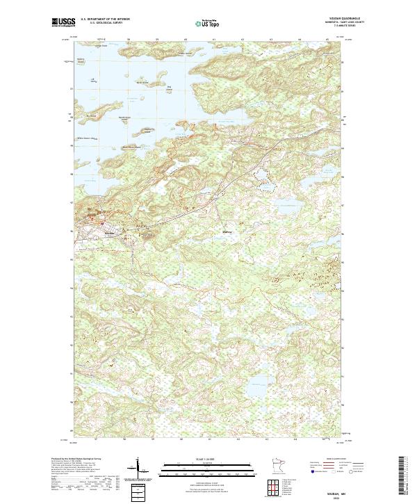 Soudan 2022 topographic map thumbnail