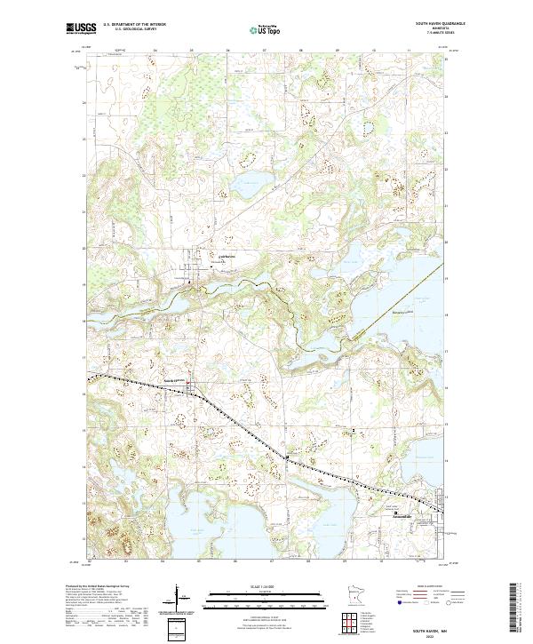 South Haven 2022 topographic map thumbnail