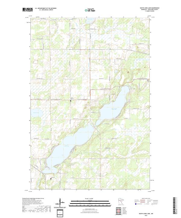 South Long Lake topographic map thumbnail