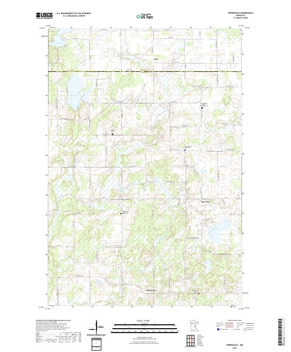 Springvale 2022 topographic map thumbnail