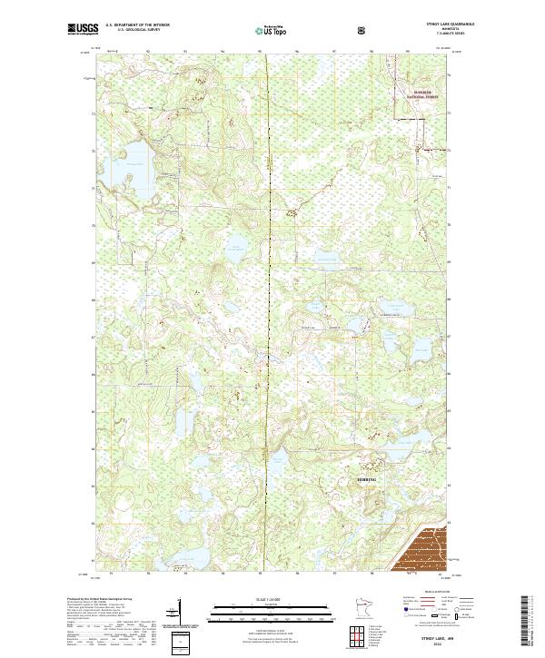 Stingy Lake 2022 topographic map thumbnail