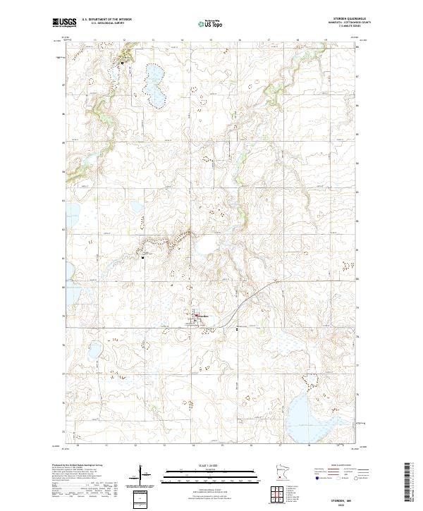 Storden 2022 topographic map thumbnail