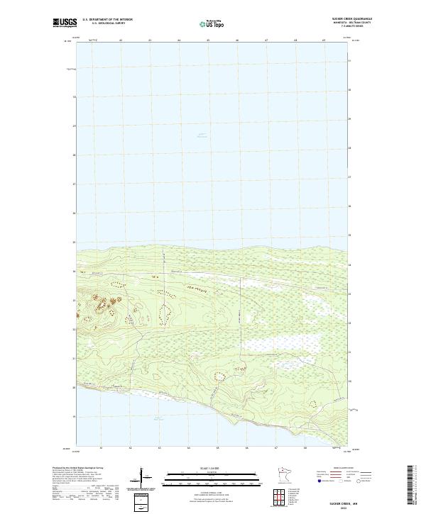 Sucker Creek 2022 topographic map thumbnail