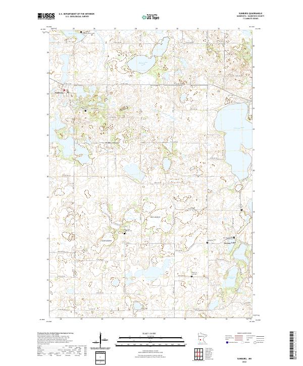 Sunburg 2022 topographic map thumbnail