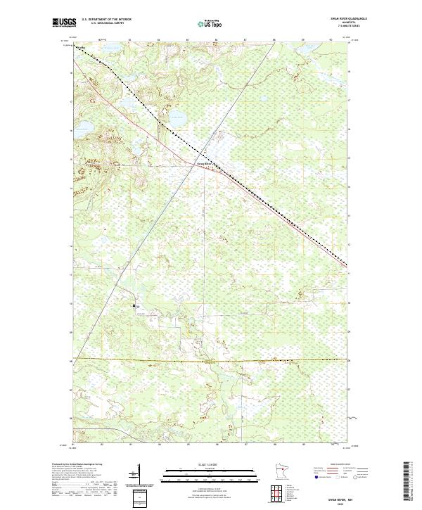 Swan River 2022 topographic map thumbnail
