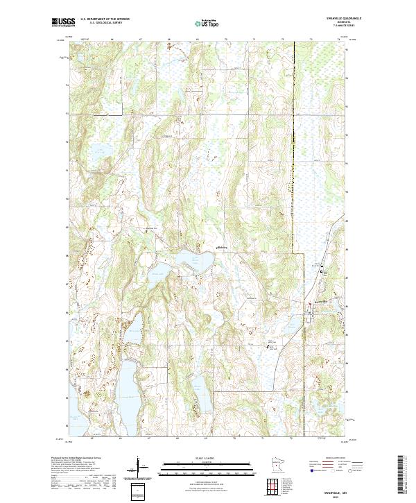 Swanville 2022 topographic map thumbnail