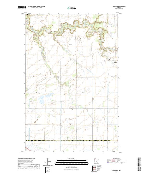 Terrebonne 2022 topographic map thumbnail