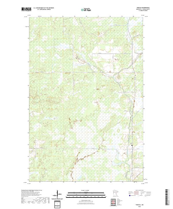 Thor SE 2022 topographic map thumbnail