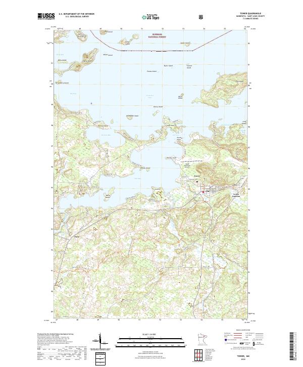 Tower 2022 topographic map thumbnail