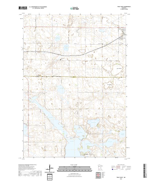 Tracy West 2022 topographic map thumbnail