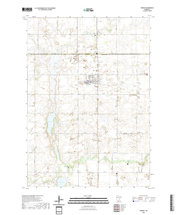 Truman 2022 topographic map thumbnail