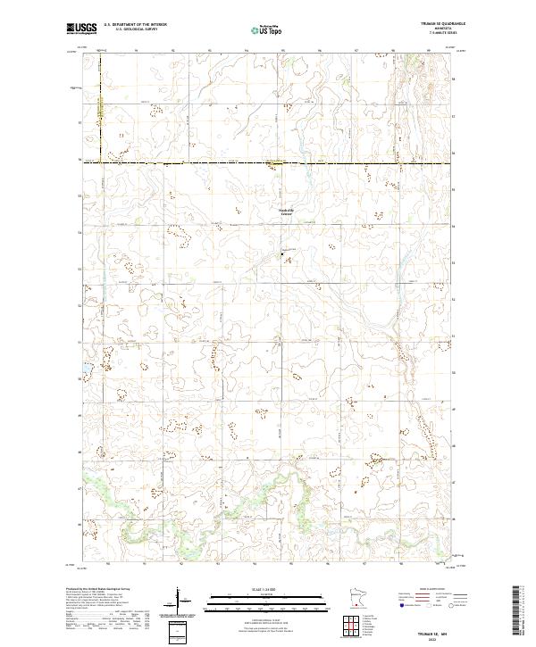 Truman SE 2022 topographic map thumbnail