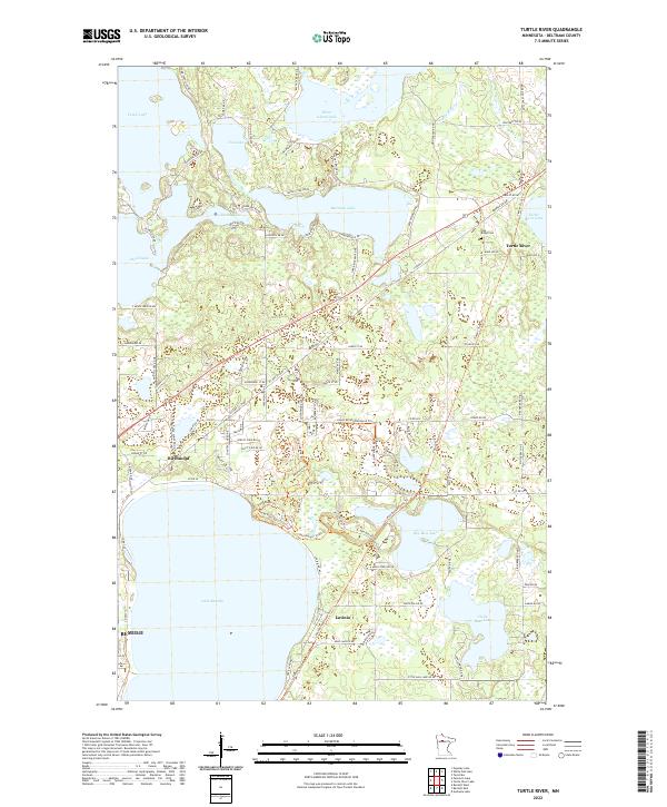 Turtle River 2022 topographic map thumbnail