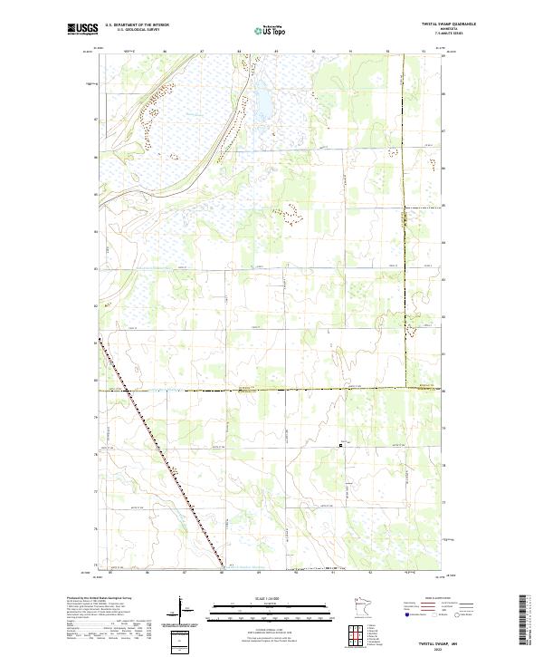Twistal Swamp 2022 topographic map thumbnail