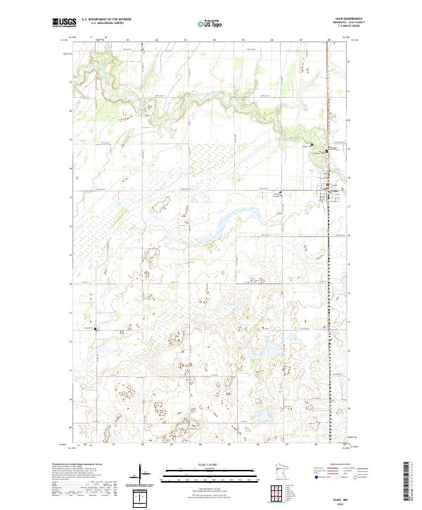 Ulen 2022 topographic map thumbnail