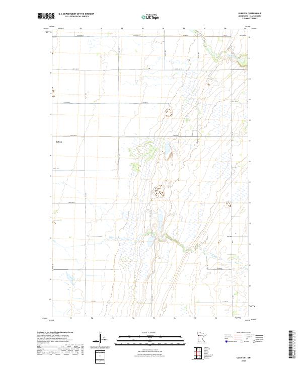 Ulen SW 2022 topographic map thumbnail