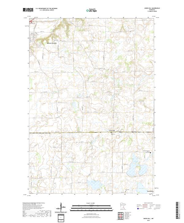 Union Hill 2022 topographic map thumbnail