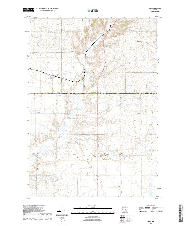 Verdi topographic map thumbnail