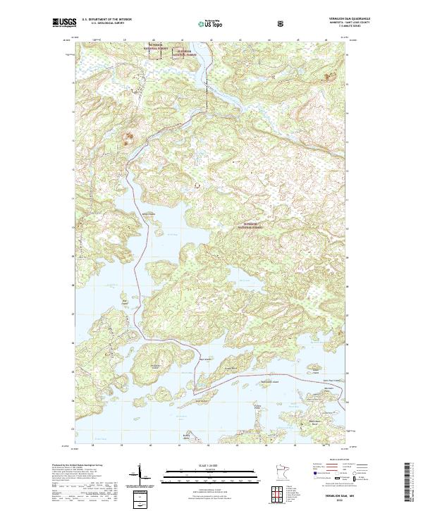Vermilion Dam 2022 topographic map thumbnail