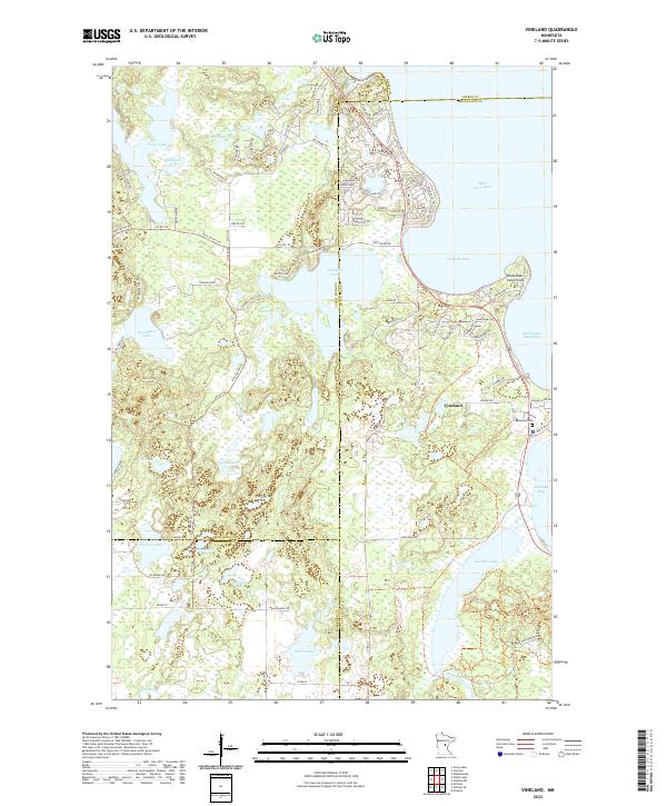 Vineland 2022 topographic map thumbnail