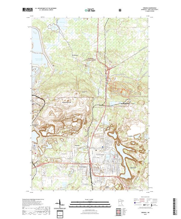 Virginia 2022 topographic map thumbnail