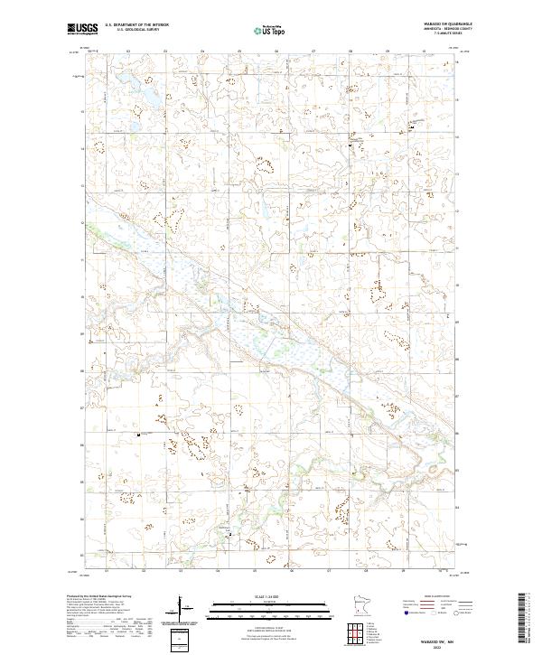 Wabasso SW 2022 topographic map thumbnail