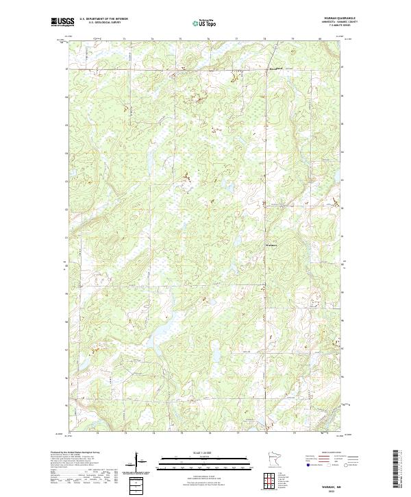 Warman 2022 topographic map thumbnail