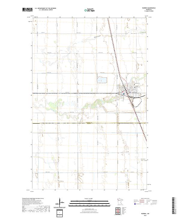 Warren 2022 topographic map thumbnail