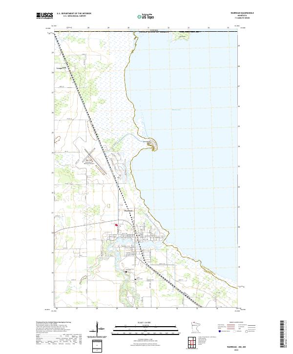 Warroad 2022 topographic map thumbnail