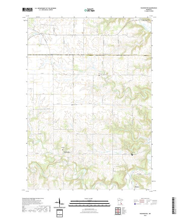Washington 2022 topographic map thumbnail
