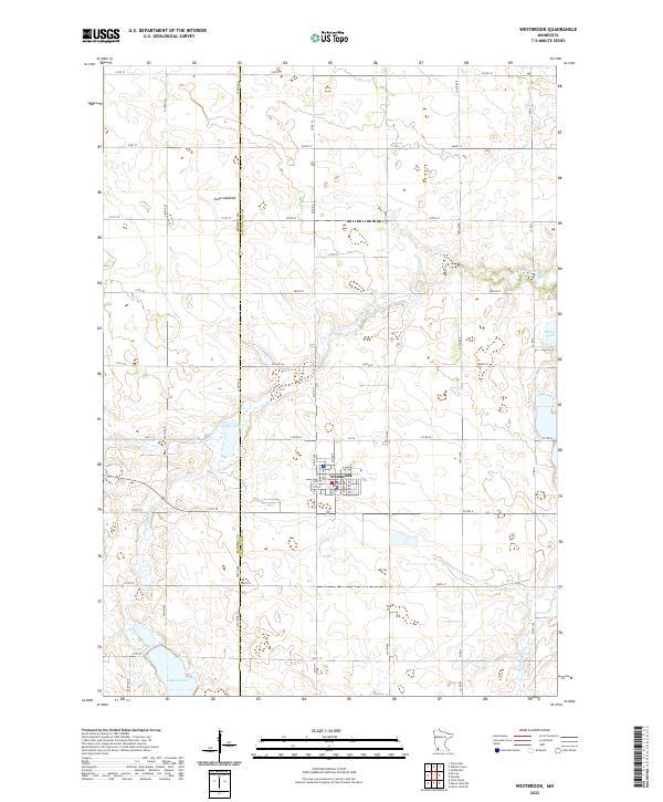 Westbrook 2022 topographic map thumbnail