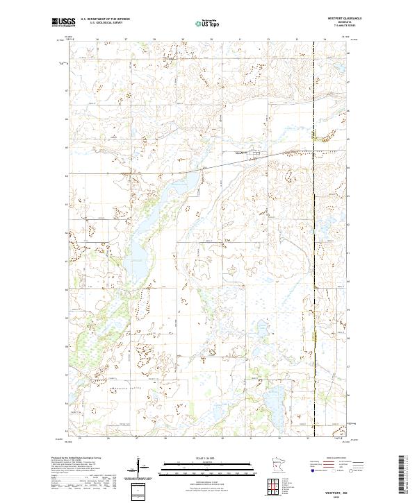 Westport 2022 topographic map thumbnail