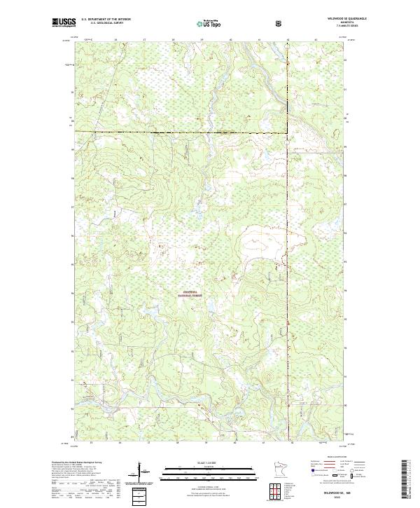 Wildwood SE topographic map thumbnail